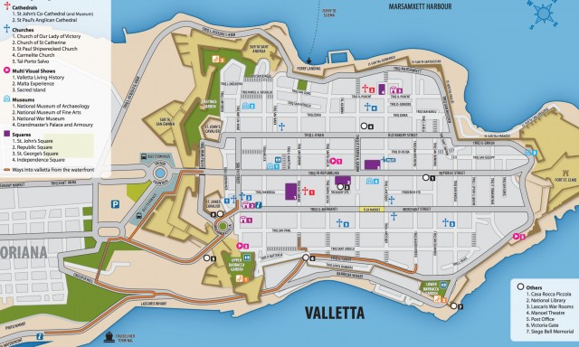 Malta. Mdina by bus, and the best of Valetta. - Cruise Doris Visits