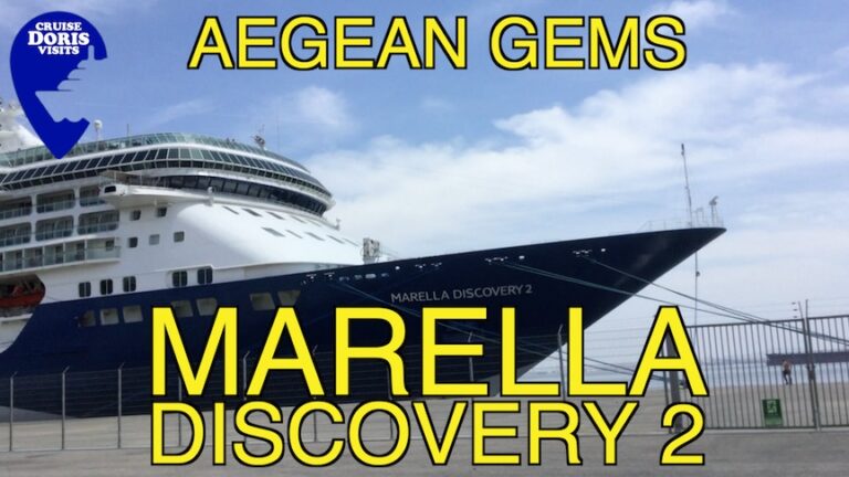 Aegean Gems – the Marella route. 6 ports shown from the Discovery 2