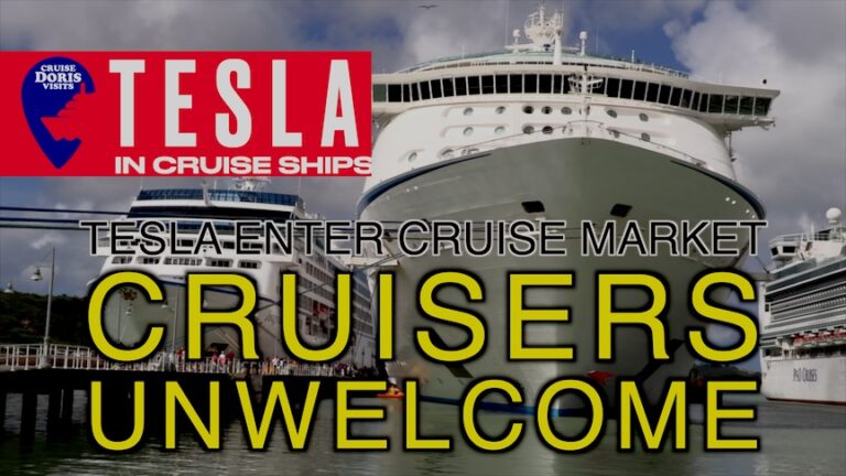 Tesla enters cruise ship market despite global protests against tourists & cruisers.